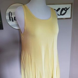 Soft flared yellow tank